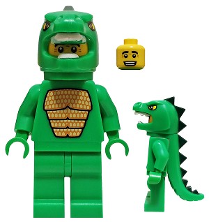 Lego minifigurka seria 5 Lizard Man Jaszczu col070