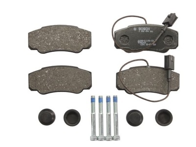 Тормозные колодки тормозные задняя bosch 986 494 391 фото №1