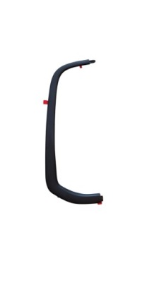 Dodge ram 1500 2019 - 2024 молдинг дверь правый задняя 68348688ag фото №1