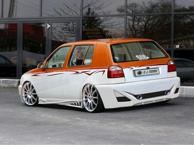 Vw golf iii бампер задний dj-tuning фото №1