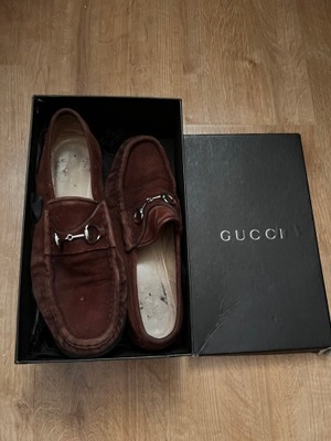 GUCCI DAMSKIE BUTY SKÓRA MOKASYNY