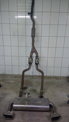 Hyundai genesis coupe 3.8 выхлоп гаситель трубы 2013- фото №1