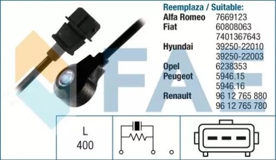 FAE SENSOR DETONACIÓN STUKOWEGO 60101  