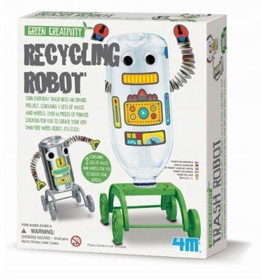 Zabawka plastyczna Recykling, Robot 4m 4M-4587