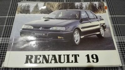 RENAULT 19 MANUAL MANTENIMIENTO LIBRO 1993 POLSKA  