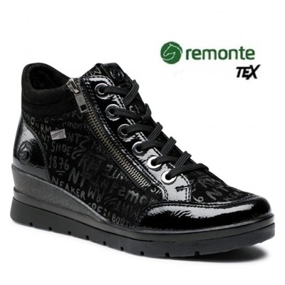 SKÓRZANE BUTY DAMSKIE R0773-03 REMONTE TEX roz 36