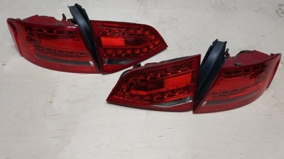 Audi a4 b8 08-12r комплект лампа задний левая правый  led европа  седан фото №1
