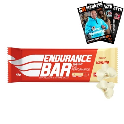 BATON ENERGETYCZNY NUTREND ENDURANCE BAR 45 G WPC BCAA WITAMINY MASA SIŁA