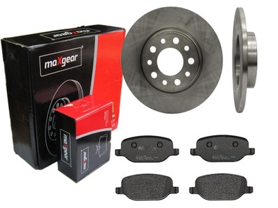 Гальмівні диски гальмівні колодки maxgear задня alfa romeo 159 brera фото №1