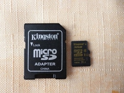 Karta pamięci SD microsd Kingston 32 GB + adapter