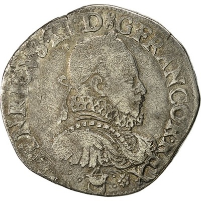 Moneta, Francja, Henri III, Teston, 1575, Bordeaux