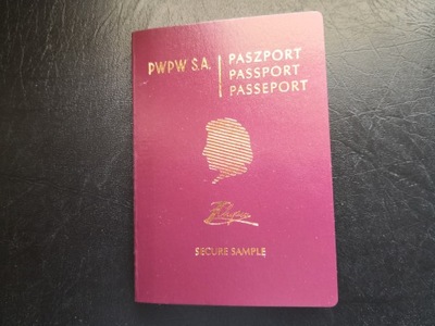 Paszport testowy PWPW Chopin - st. 1