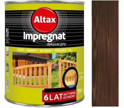 ALTAX ALTAXIN IMPREGNAT DO DREWNA 0,75L BRĄZ