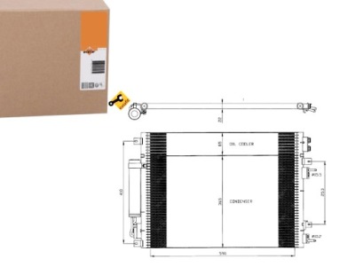 Nrf35626 конденсатор кондиціонера chrysler 300c фото №1