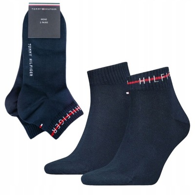 TOMMY HILFIGER Skarpety Męskie GRANAT 43/46