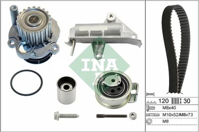 INA 530 0177 30 BOMBA DE REFRIGERACIÓN + JUEGO CORREA DISTRIBUCIÓN  