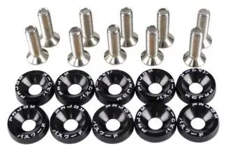 10PCS M6 JDM Screw License Plate Bolts Auto Accessories Car Modified~16151