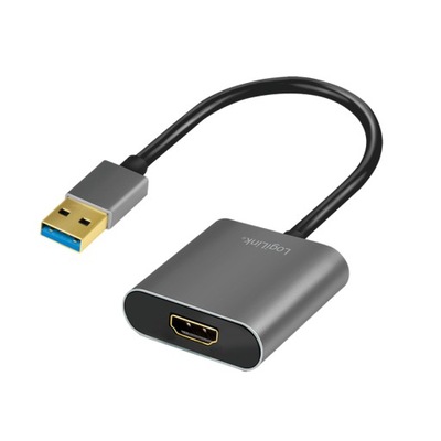 Adapter USB 3.0, HDMI-A, Full HD 1080p/60 Hz, 0,15 m w Obudowie Aluminiowej