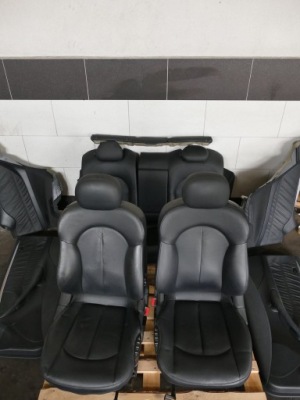 Mercedes w209 c209 lift amg сиденье заднее сиденье обшивка обивка комплект кожа фото №1