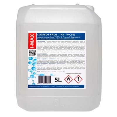 Alkohol izopropylowy Izopropanol IPA 99,9% 5L