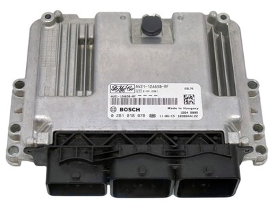 ECU FORD FIESTA 1.6 TDCI AV21-12A650-RF 0281018078