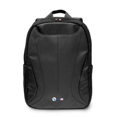 Plecak BMW na laptopa 16" czarny Carbon&Leather Tricolor