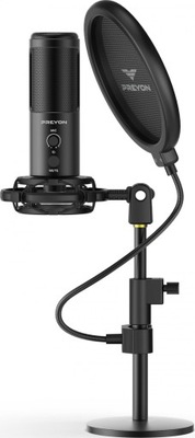 Mikrofon Pojemnościowy Streamingowy USB STATYW