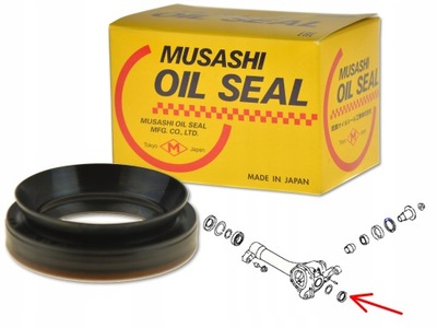 Nissan pathfinder r51 05- сальник полуось фото №1