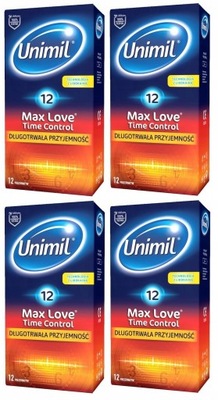 48x UNIMIL Max Love z Lidokainą OPÓŹNIAJĄCE