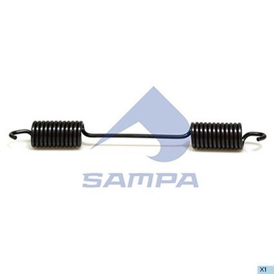 SPRING PADS MB,MAN L-243MM SAMPA  