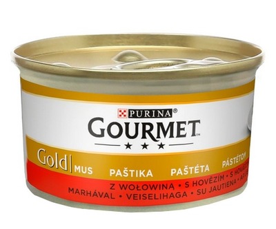 Gourmet Gold Mus z Wołowiną puszka 85g