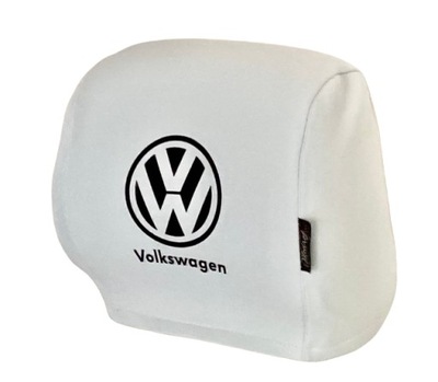 Volkswagen Vw Pokrowce na zagłówki z Logo 1 szt.Białe