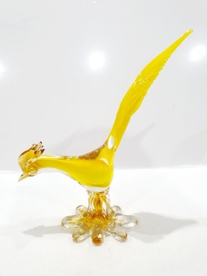 Figurka ptak szkło Murano