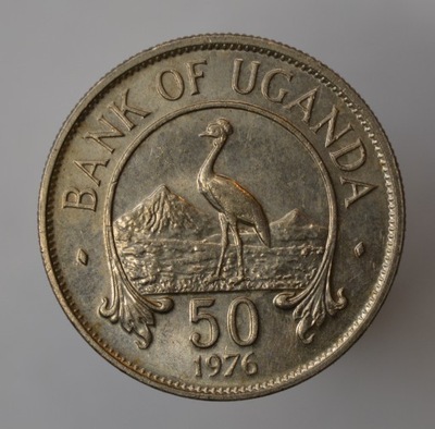 Uganda 50 centów 1976