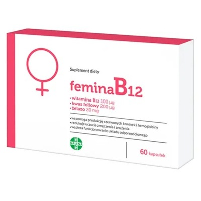 FeminaB12 60 kapsułek menstruacja