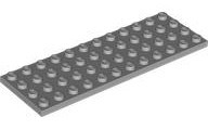 LEGO ELEMENT - Plate 4 x 12 PŁYTKA LBG / jasny szary 3029 NOWY