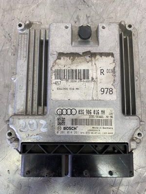 AUDI A6 C6 2.0TDI БЛОК УПРАВЛІННЯ ДВИГУНА BOSCH 03G906016MH 0281014261