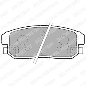 КОЛОДКИ ГАЛЬМІВНІ MAZDA RX8, SUZUKI IGNIS DELPHI LP1829