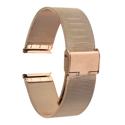 Bransoleta pasek Smartwatch 20mm stal Złota
