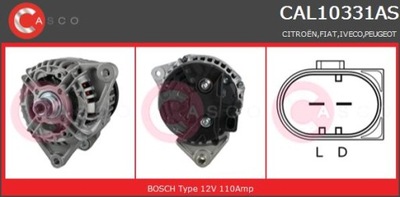 ГЕНЕРАТОР 12V 110A