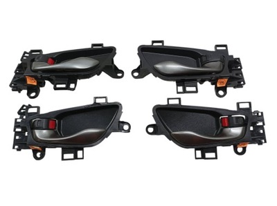 Ручка внутрішня ліва права перед задня комплект honda civic x 2017-2021 фото №1