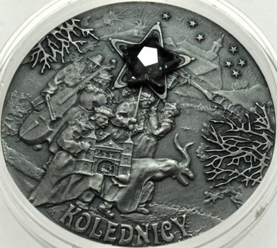 20 zł złotych 2001 Kolędnicy SREBRO