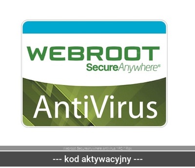 Webroot SecureAnywhere AntiVirus 1PC/1Rok