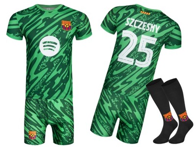 Strój Piłkarski getry SZCZĘSNY 25 BARCELONA S