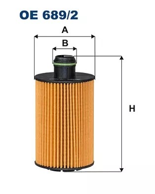 OE689/2/FIL FILTRO ACEITES  