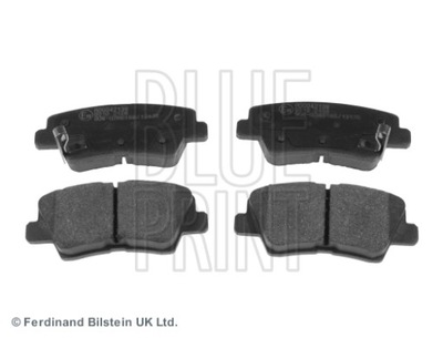Гальмівні колодки гальмівні задня blue print adg042138 фото №1