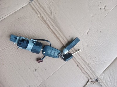 Замок зажигания 2 ключи peugeot 508 9663123380 фото №1