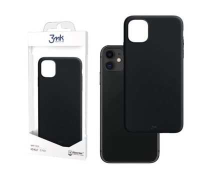 Etui 3mk Matt Case do iPhone 11 (czarny)