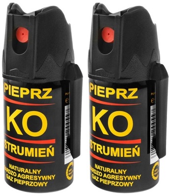 Gaz Pieprzowy w Żelu Gaz Obronny Żel Gaz Paraliżujący Żelowy Strumień 40 ml