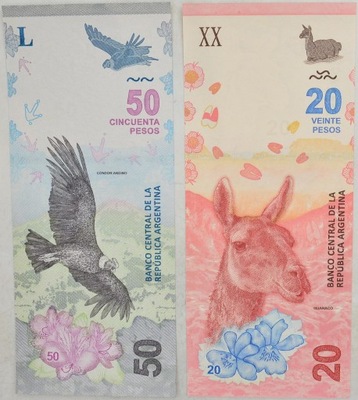 9.xx.Zest.Argentyna, Banknoty szt.2, St.1